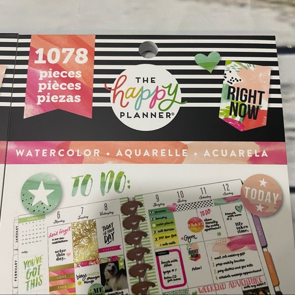The Happy Planner Watercolor sticker bundle - Picture 3 of 3